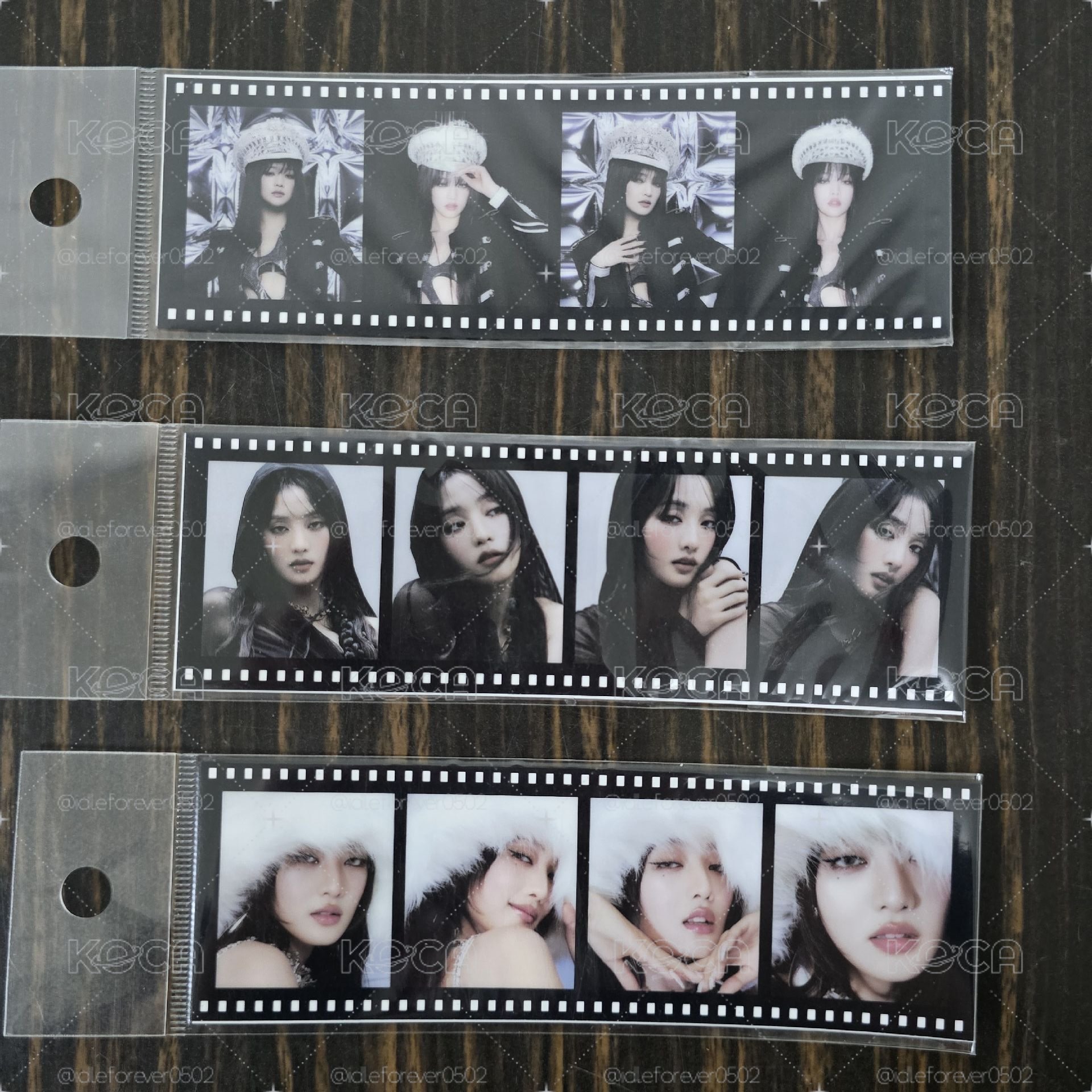 i-dle 正二 快閃店周邊 四格膠片卡 米妮
