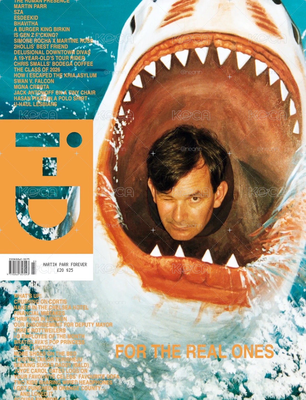 i-D 376 “The Lore Issue” — Martin Parr Cover