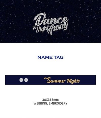 TWICE Summer快閃店 旅行飄帶 掛帶