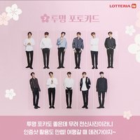 LOTTERIA 透明 代言卡
