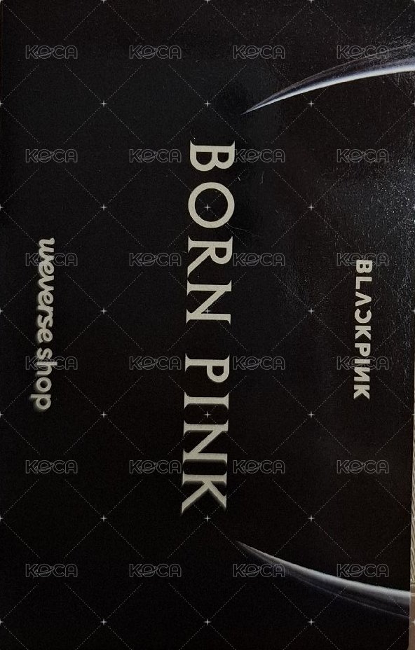 BORN PINK wvs 特典卡  背面
