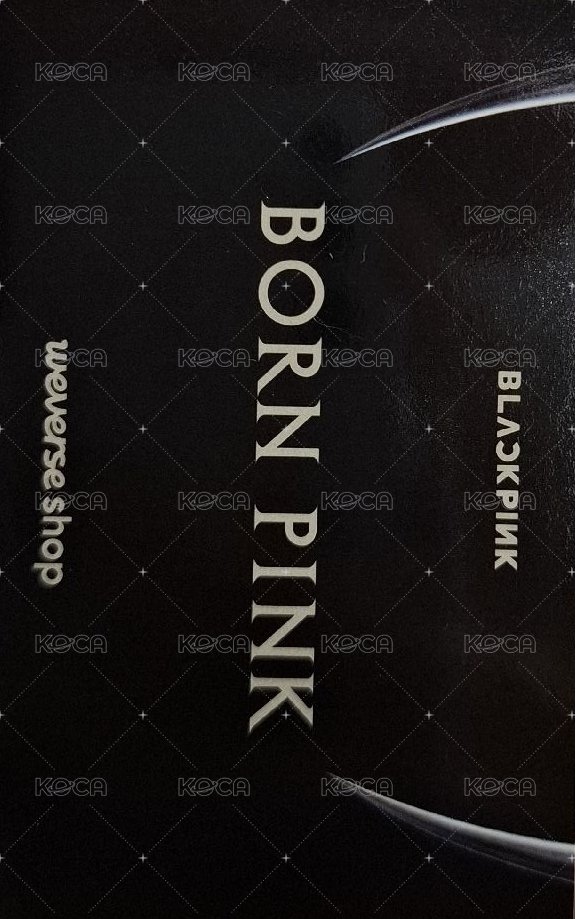 BORN PINK wvs 特典卡  背面