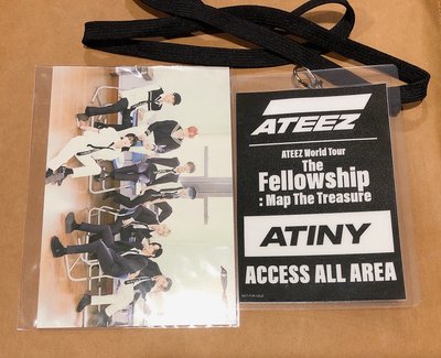 ATEEZ 彩排禮（替代） Shift the Map 吊牌 彩排禮