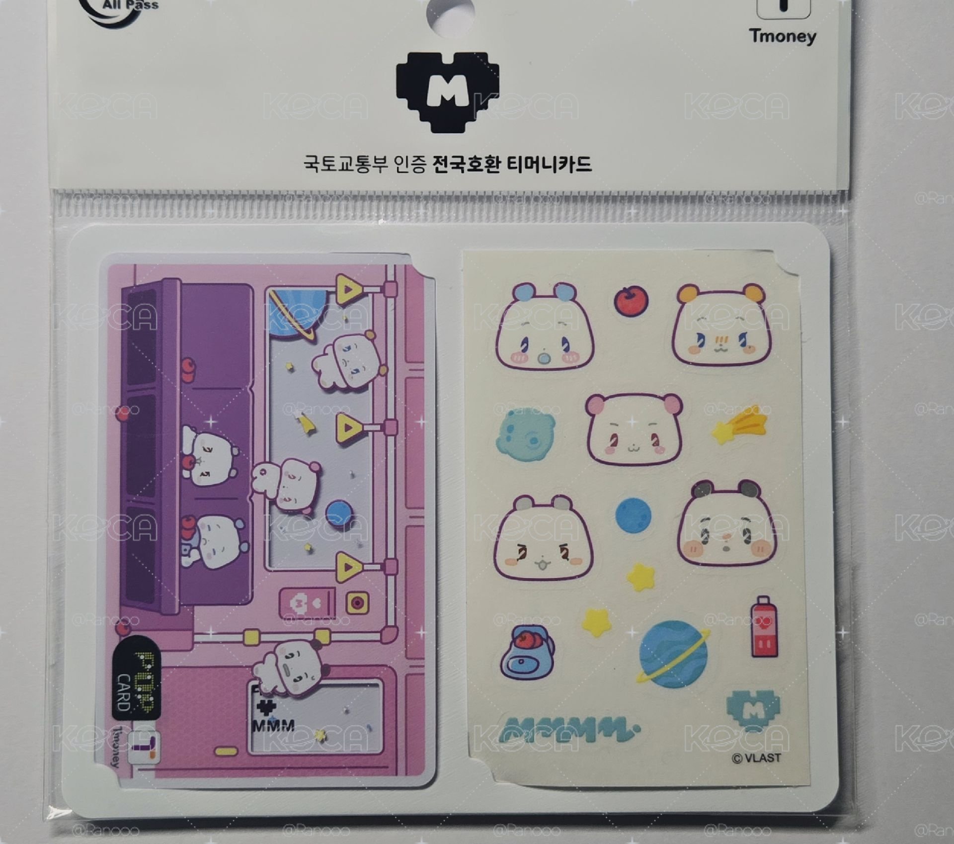 PLAVE GS25 mmmm交通卡 專卡特典卡set