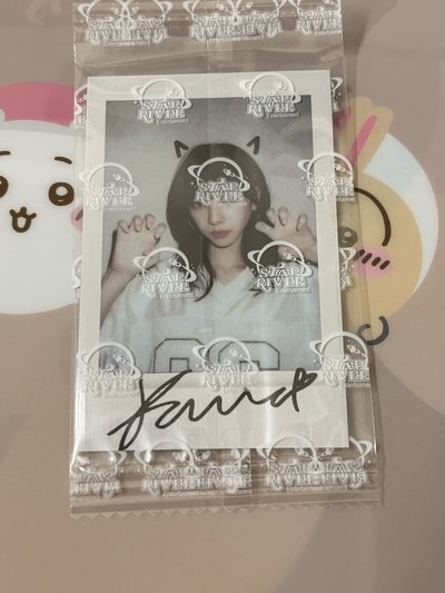 未拆 aespa 劉知珉 Karina 星河 SR 正規一柚 拍立得柚