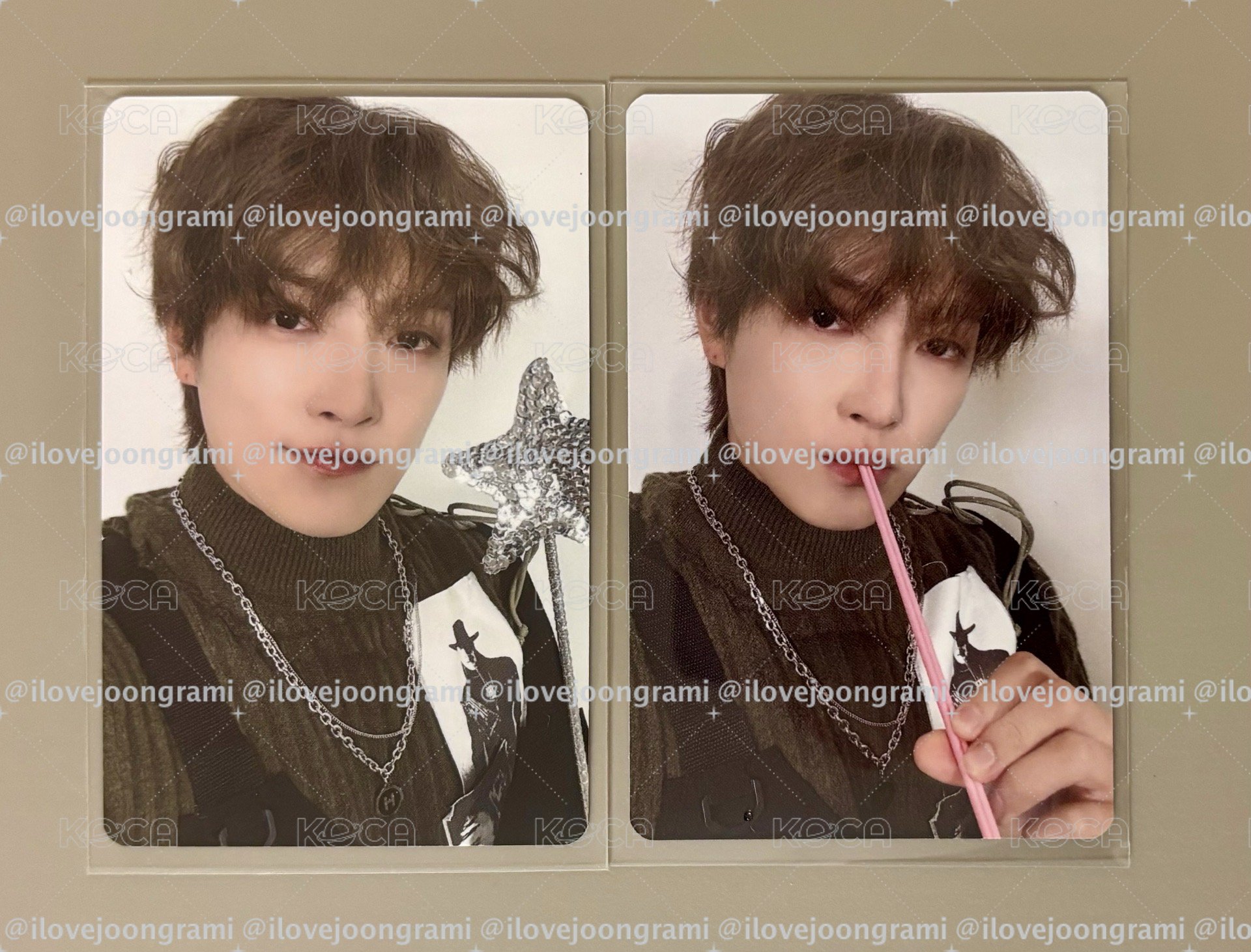 ATEEZ 弘中&弘唷小卡