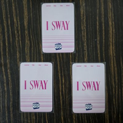 i-dle 迷七 I SWAY HOK1.0簽售特典卡