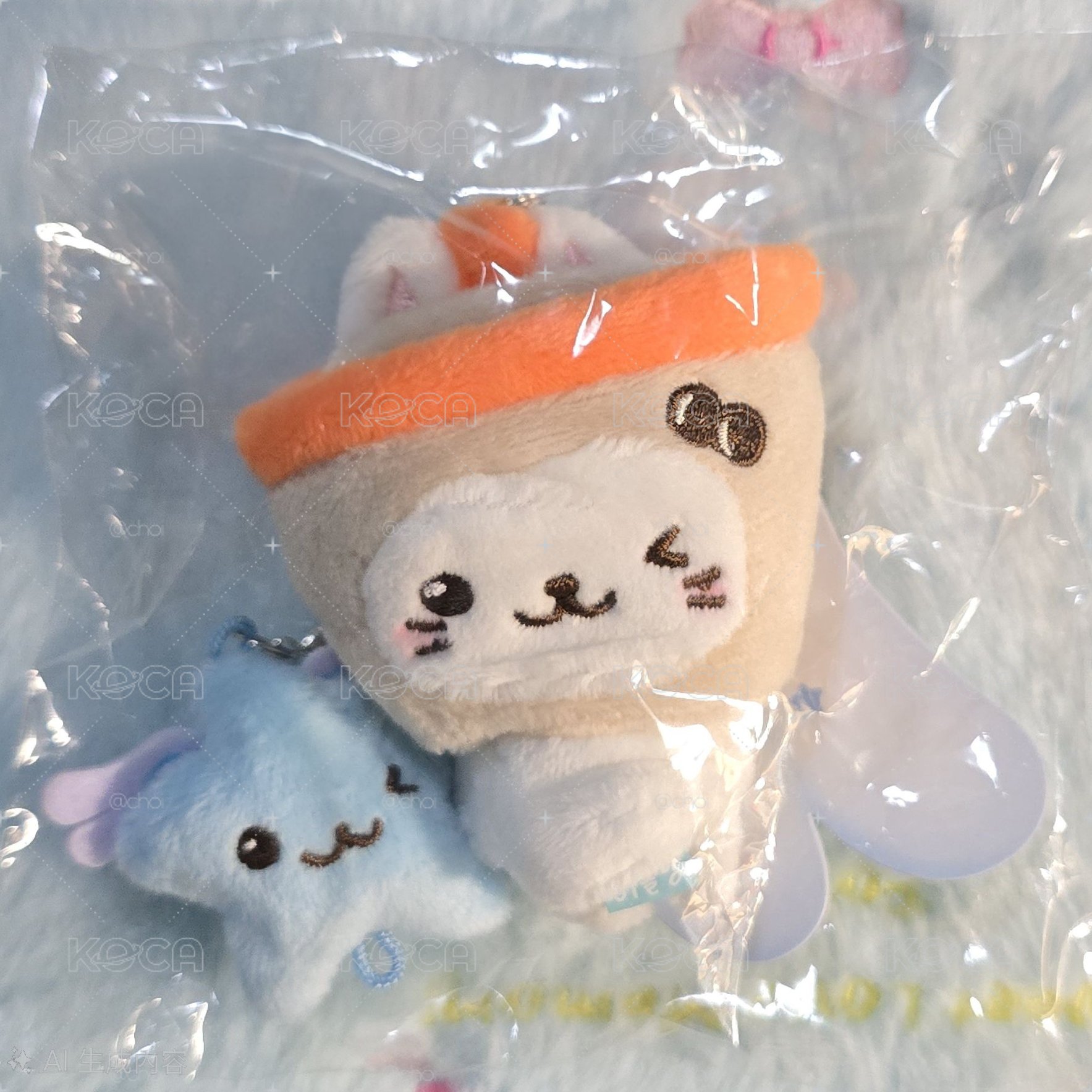 奶茶貓手燈吊娃