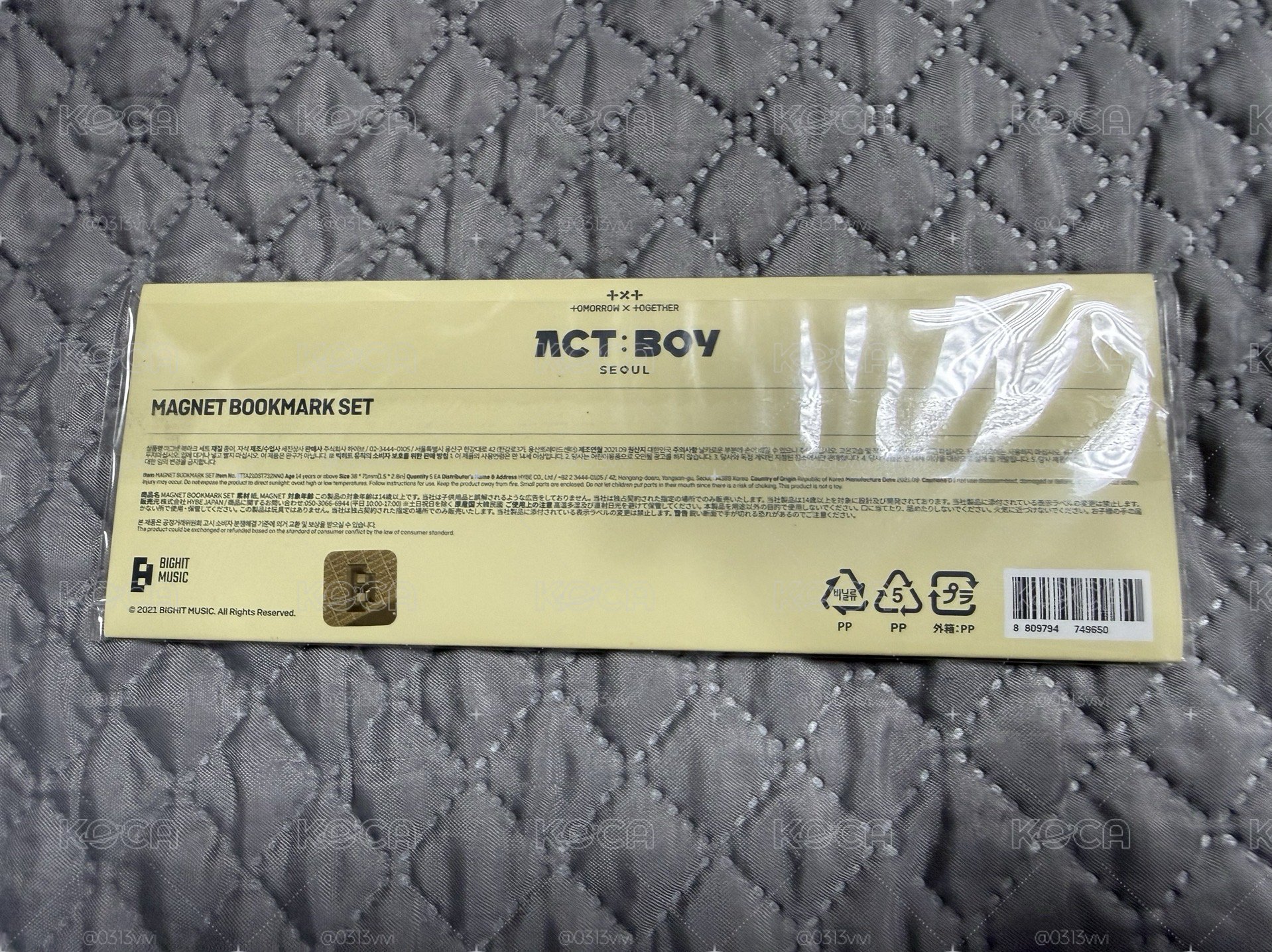 act boy 磁鐵書籤
