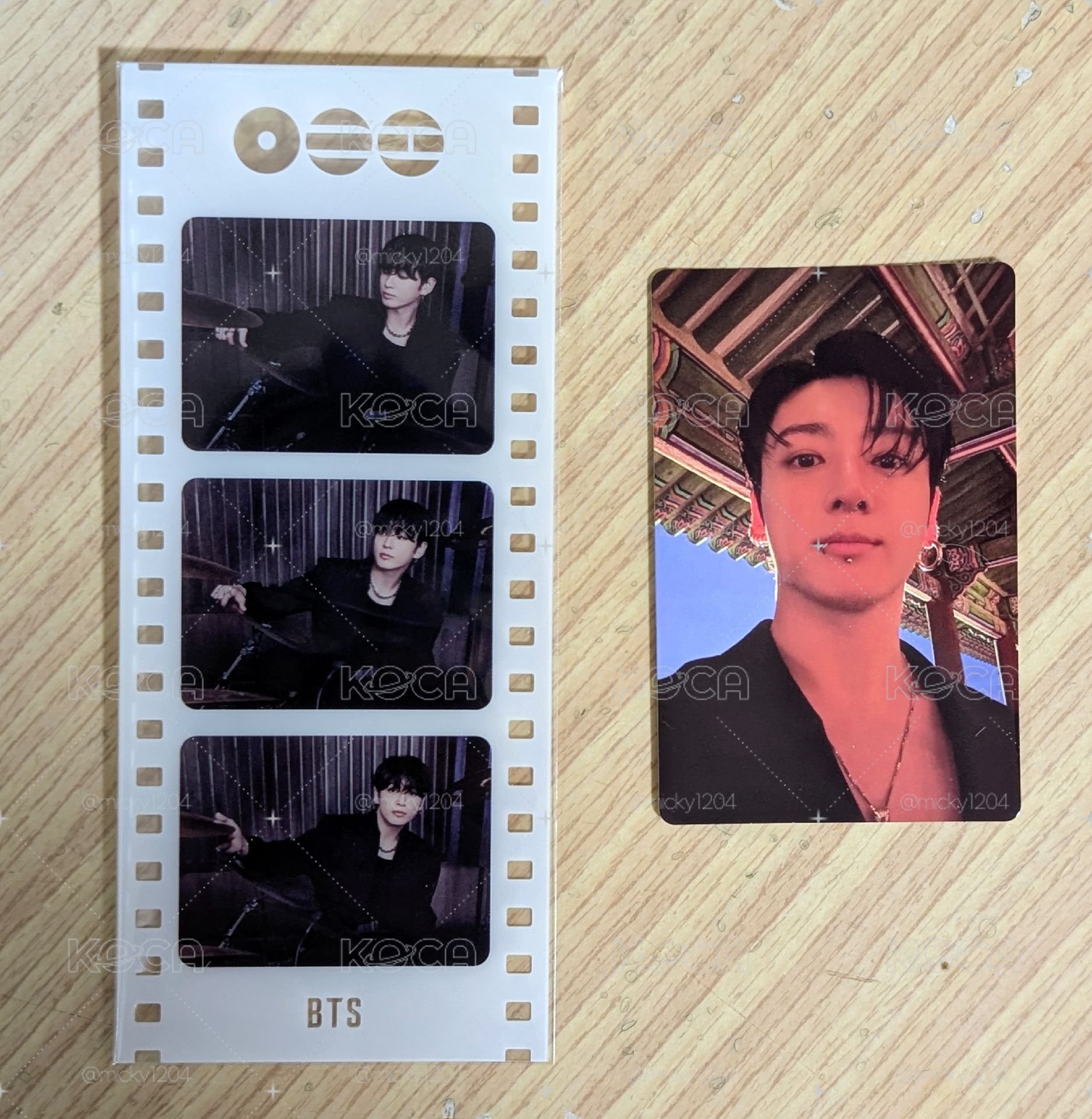 ARIRANG_RIK專輯卡+RIM底片卡（SUGA、J-HOPE、JM、V、JK）