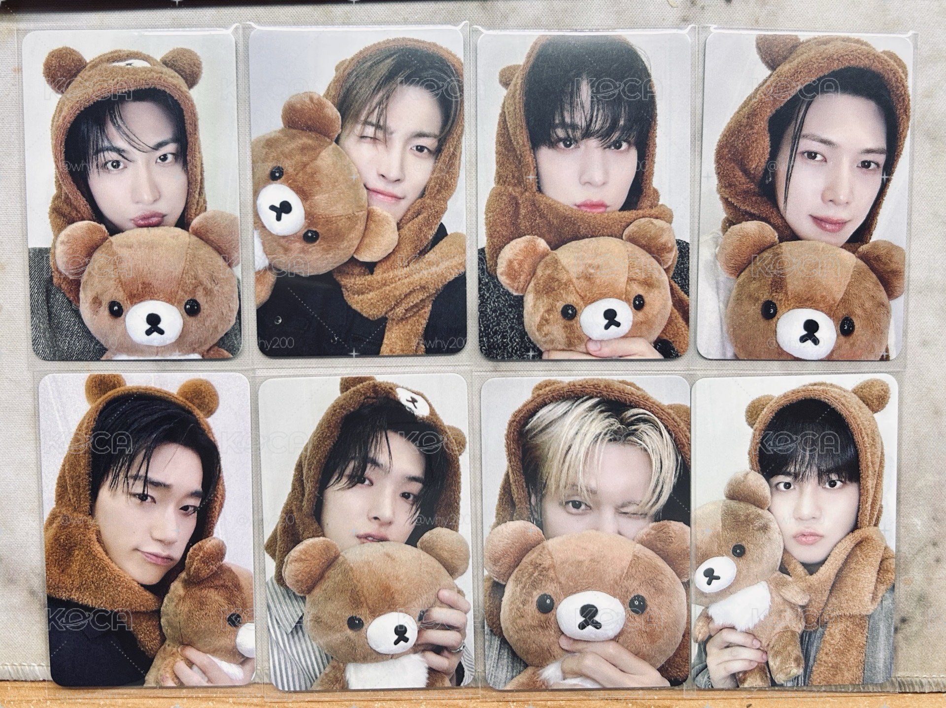 ATEEZ 蜜茶熊簽售 一套