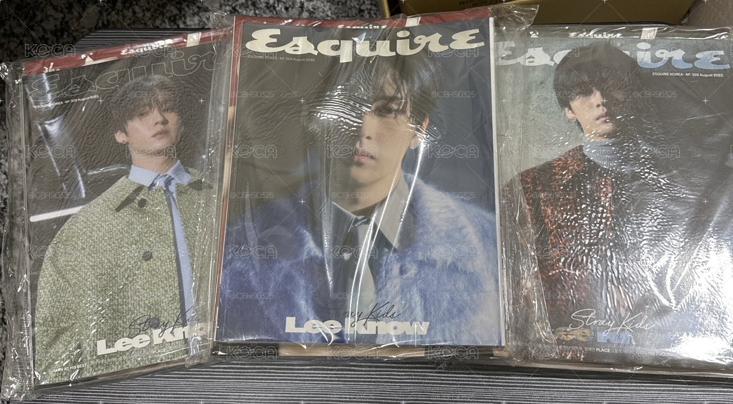 旻浩 esquire  8月號 ABC 版（皆含副刊）