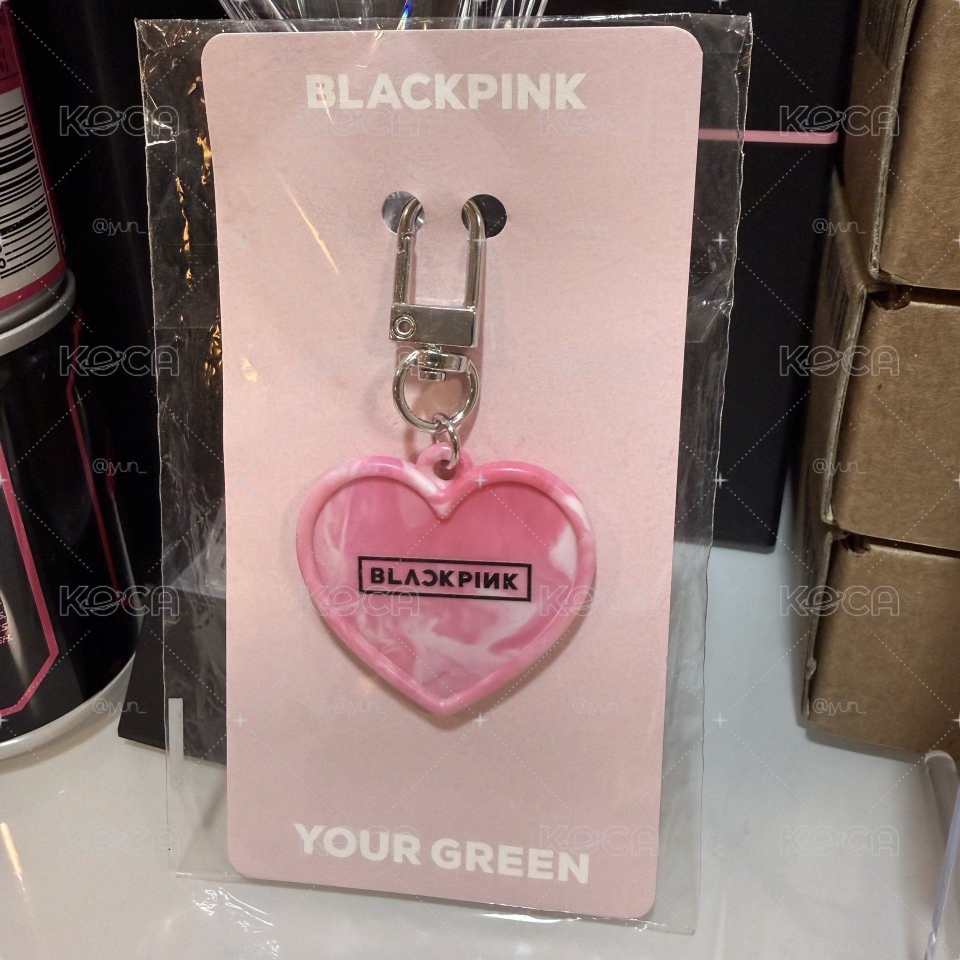 <BLACKPINK>your green鑰匙圈（未拆）一枚