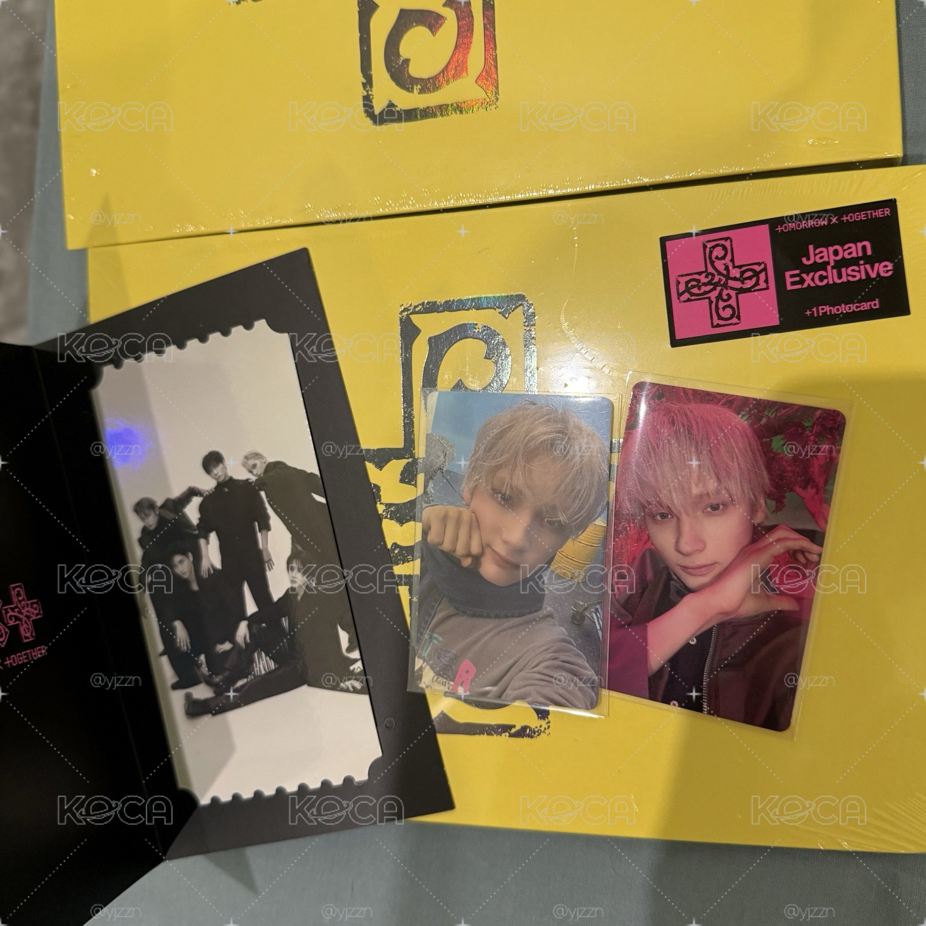 TXT mini 8th 休寧特典set +照片卡特典+日版隨PB*1