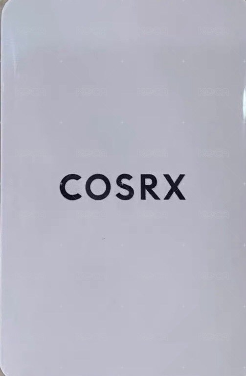 Somi X COSRX 代言卡  背面