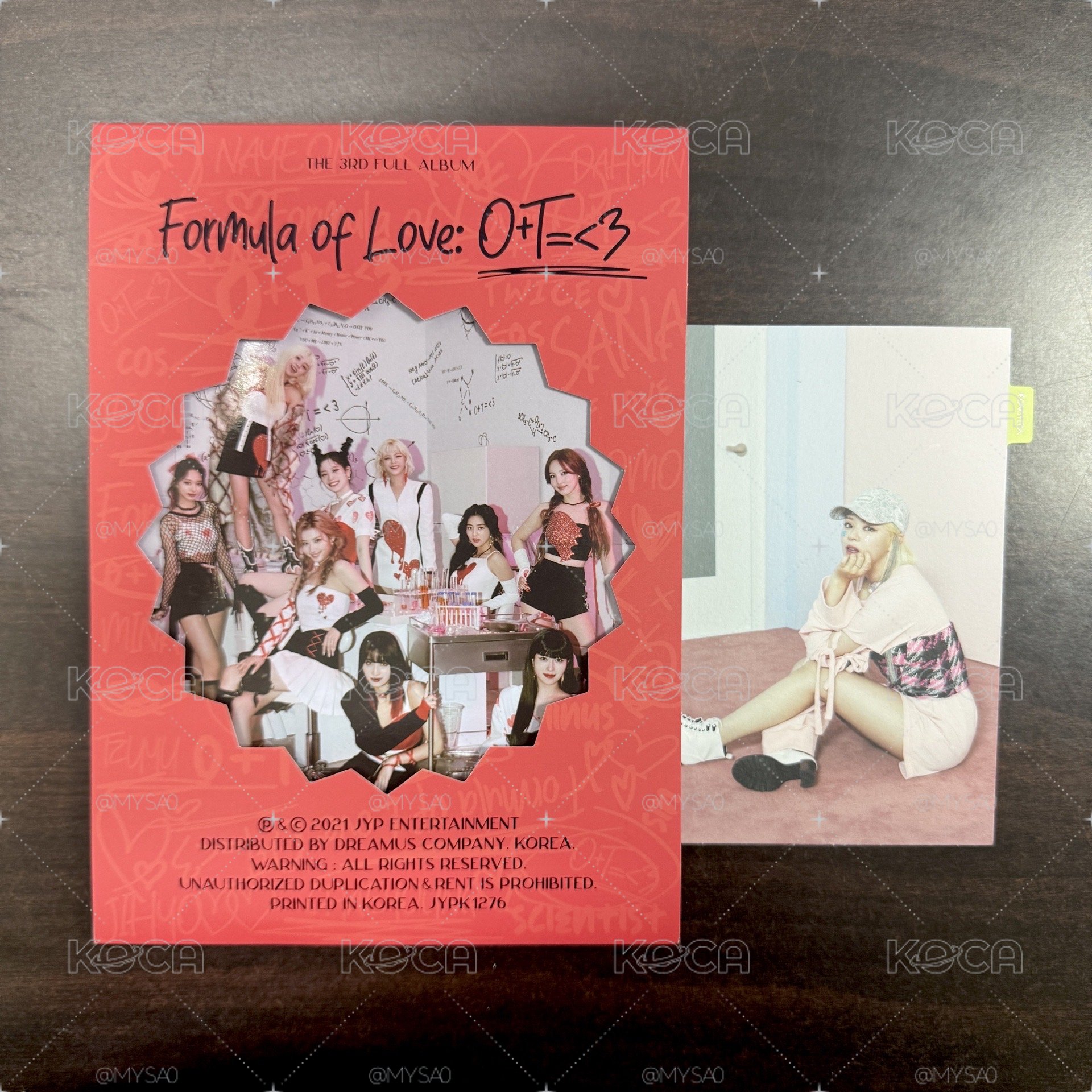 TWICE 正規三 紅版空專-定延