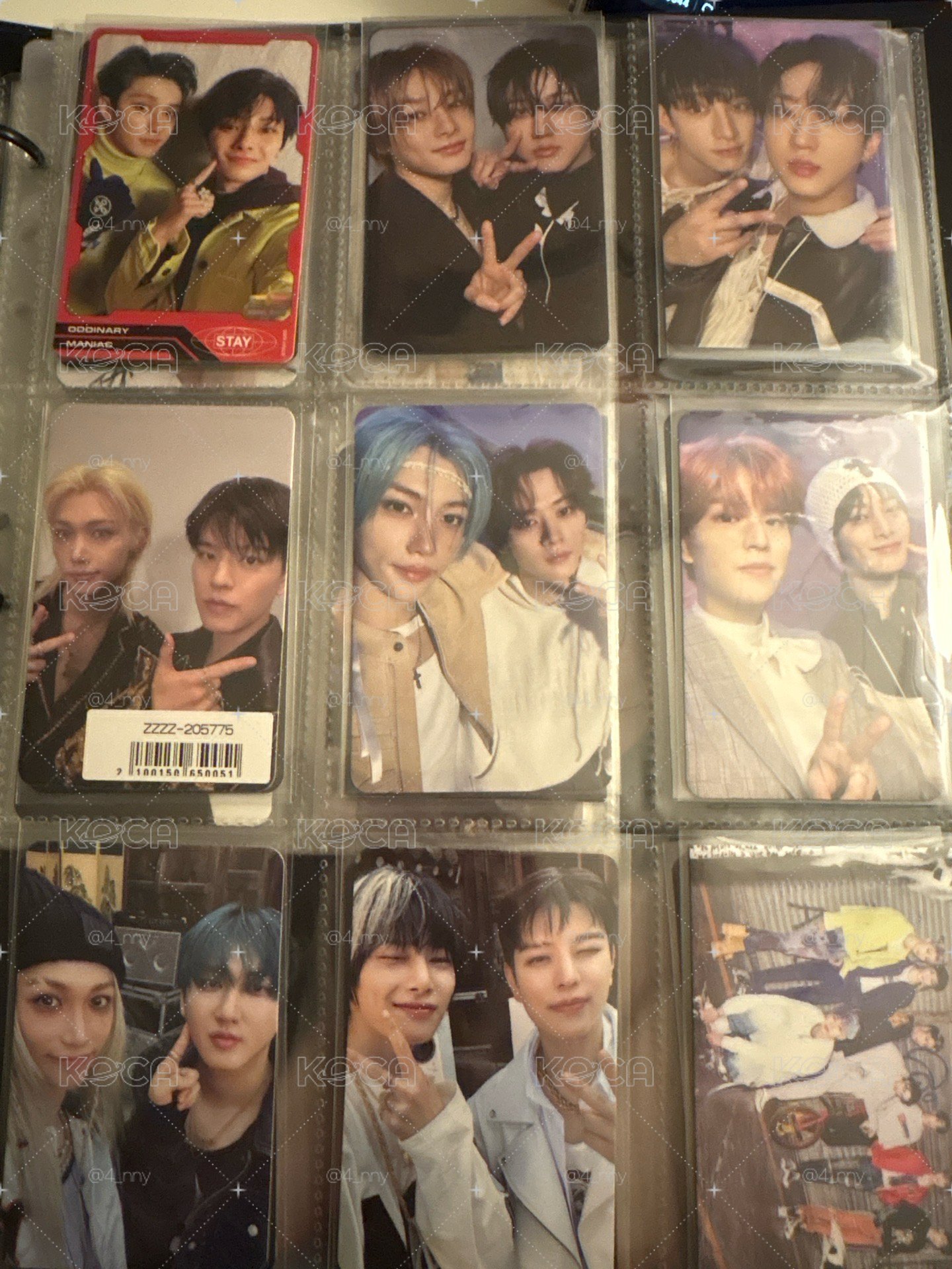 skz 雙人卡/團卡