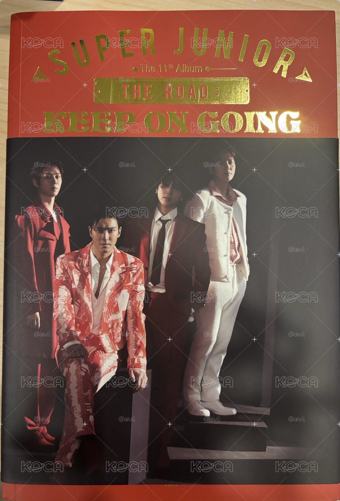 Super Juniir11輯 the road 紅色版本