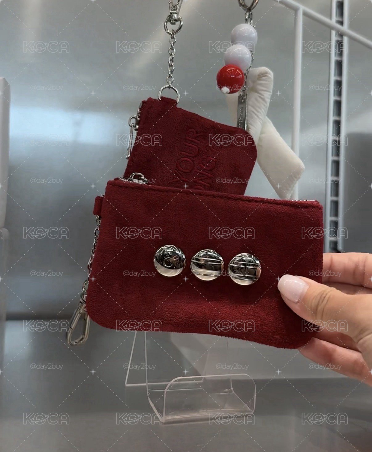 現貨 BTS ARIRANG 防彈 阿里郎 快閃店 Card Holder 紅色卡包 零錢包