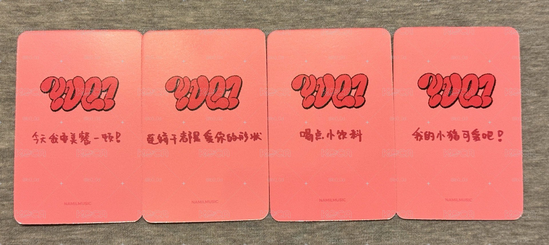 雨琦 迷一 楠藝 NY 1.0 特典 YUQ1 琦lo 中文卡背 套出