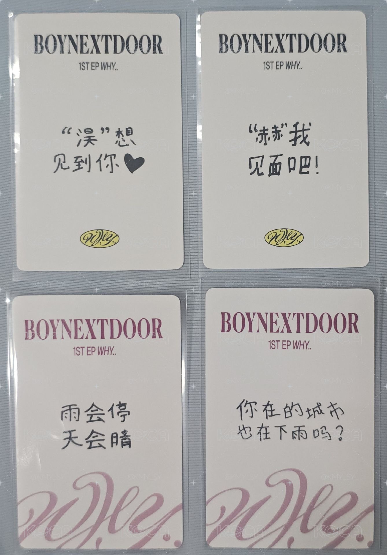 BND特典⁴ 中文卡背