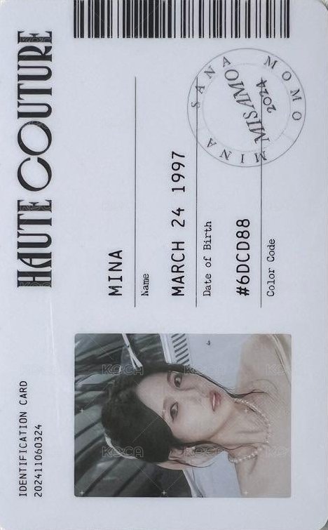 迷二 專輯卡 ID Card 背面