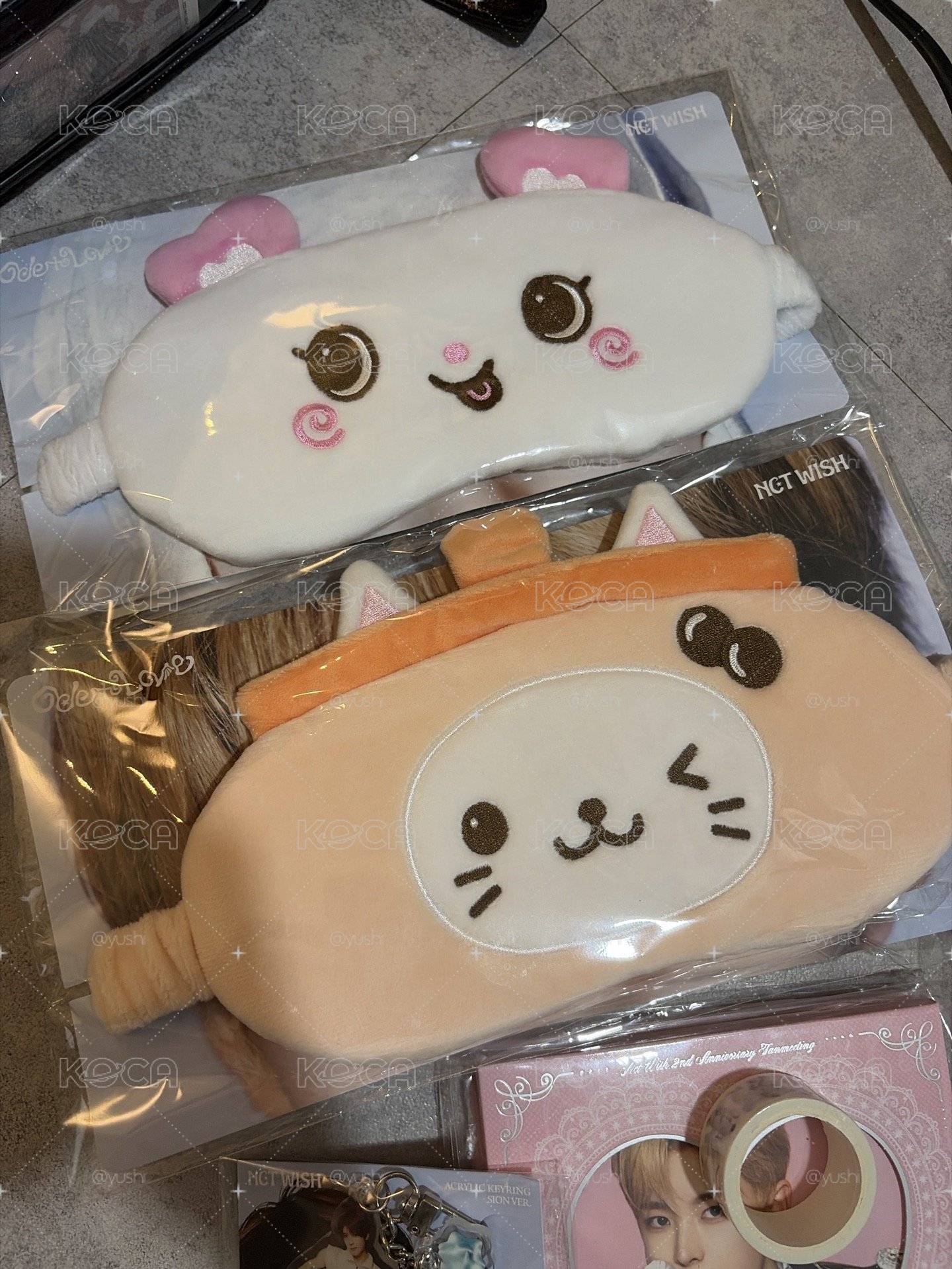 在台現貨 奶茶貓 撒哭胖 眼罩 yushi sakuya
