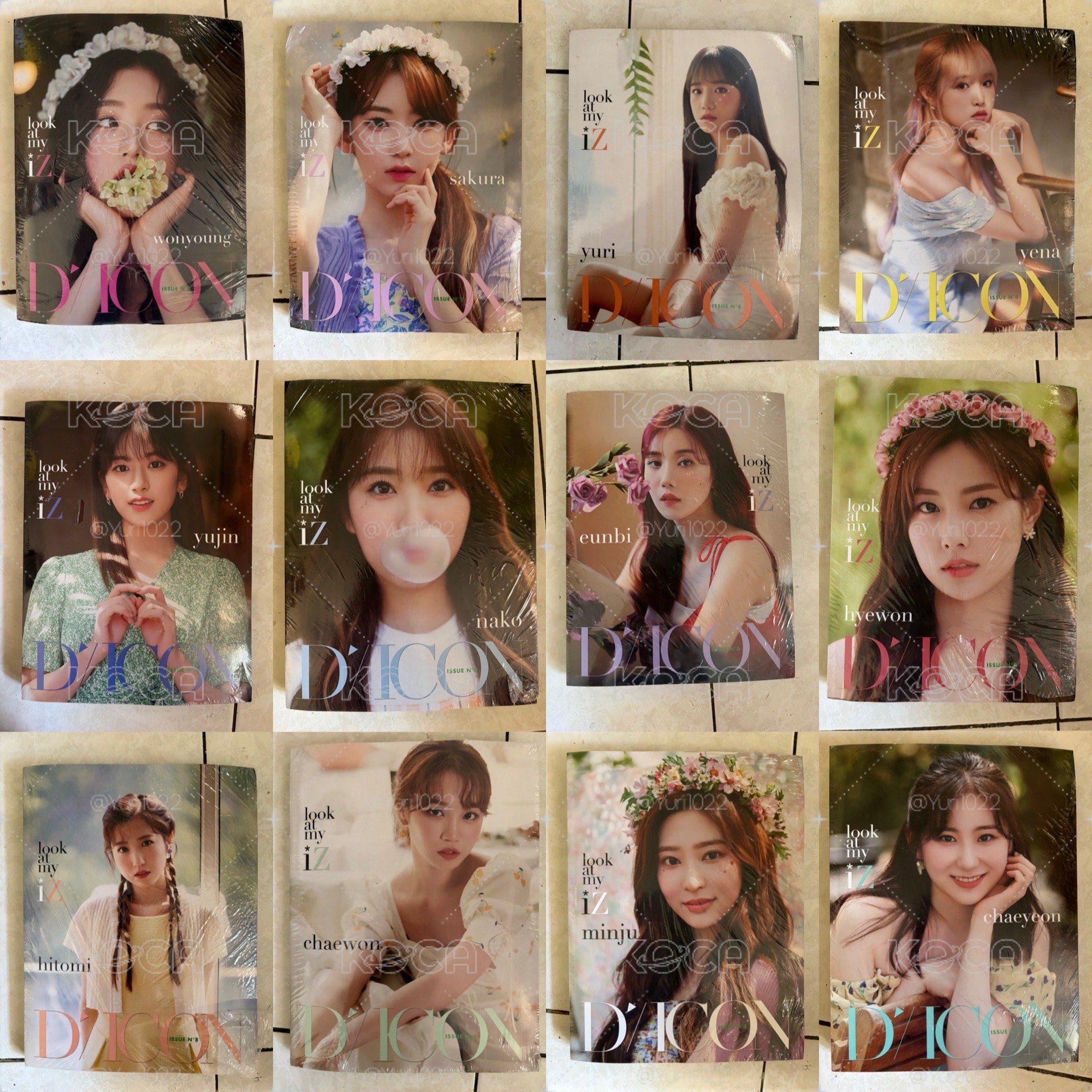（全新未拆含小卡）IZ*ONE 舊DICON 雜誌 