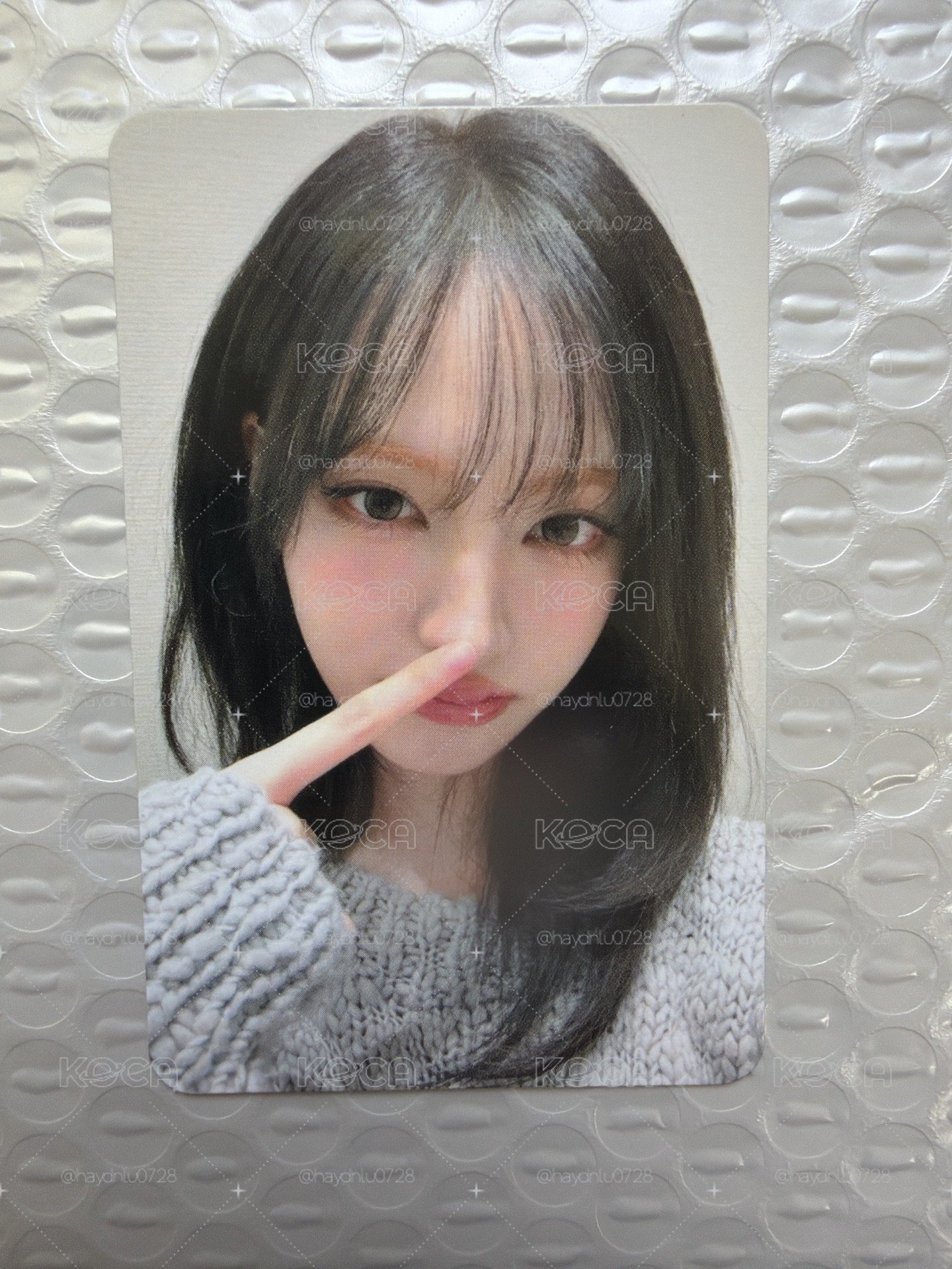 現貨當日出貨/IVE SECRET yeti 幸運卡 栗