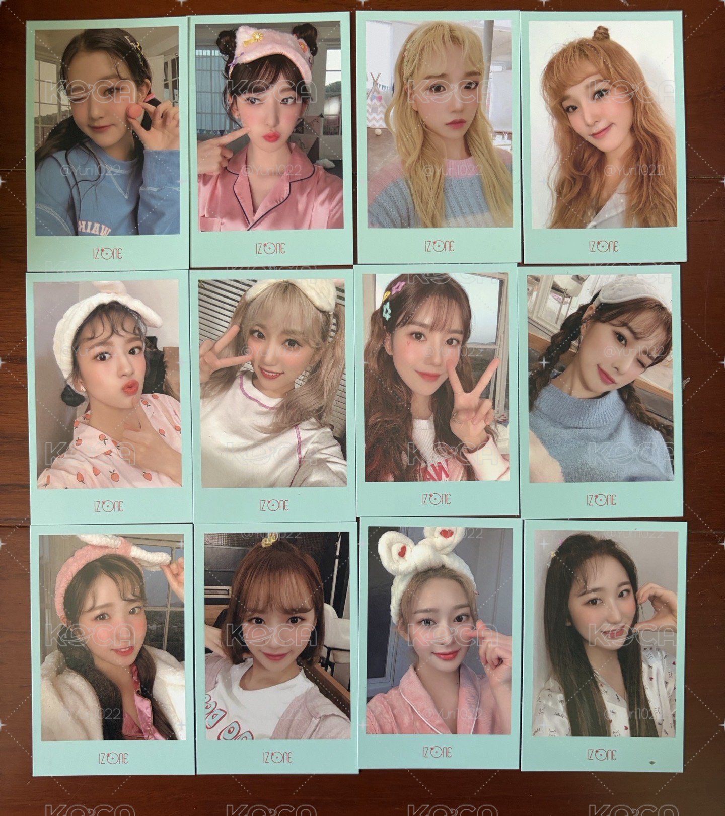 IZ*ONE SECRET DIARY 年曆卡