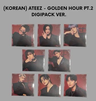 ATEEZ Golden Hour part2 未拆單封