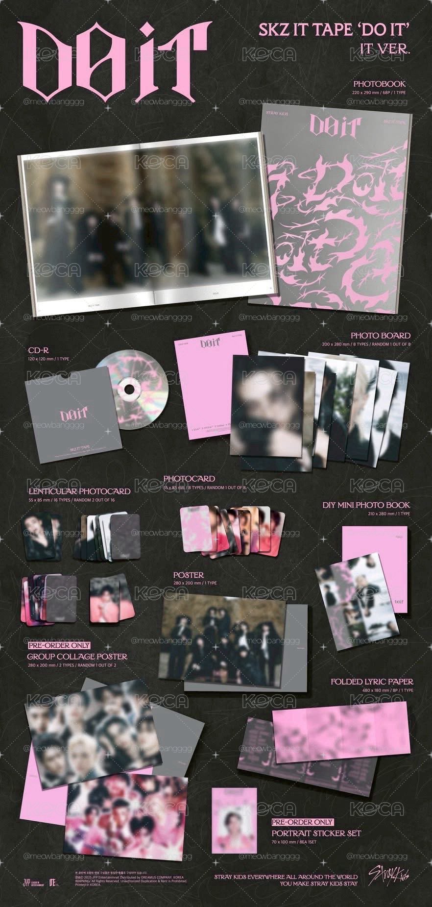 現貨 全新未拆 SKZ DO IT IT Ver. 一般專  含預售禮 