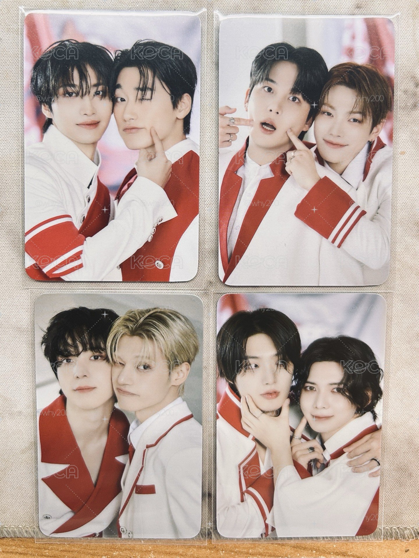 ATEEZ 行李套+小卡組
