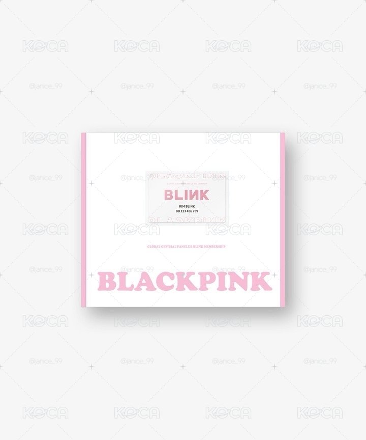 BLACKPINK 一般版 會員禮（僅無會員卡）