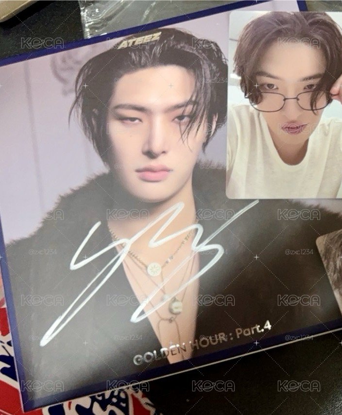 Ateez 美通親簽專 旼琦