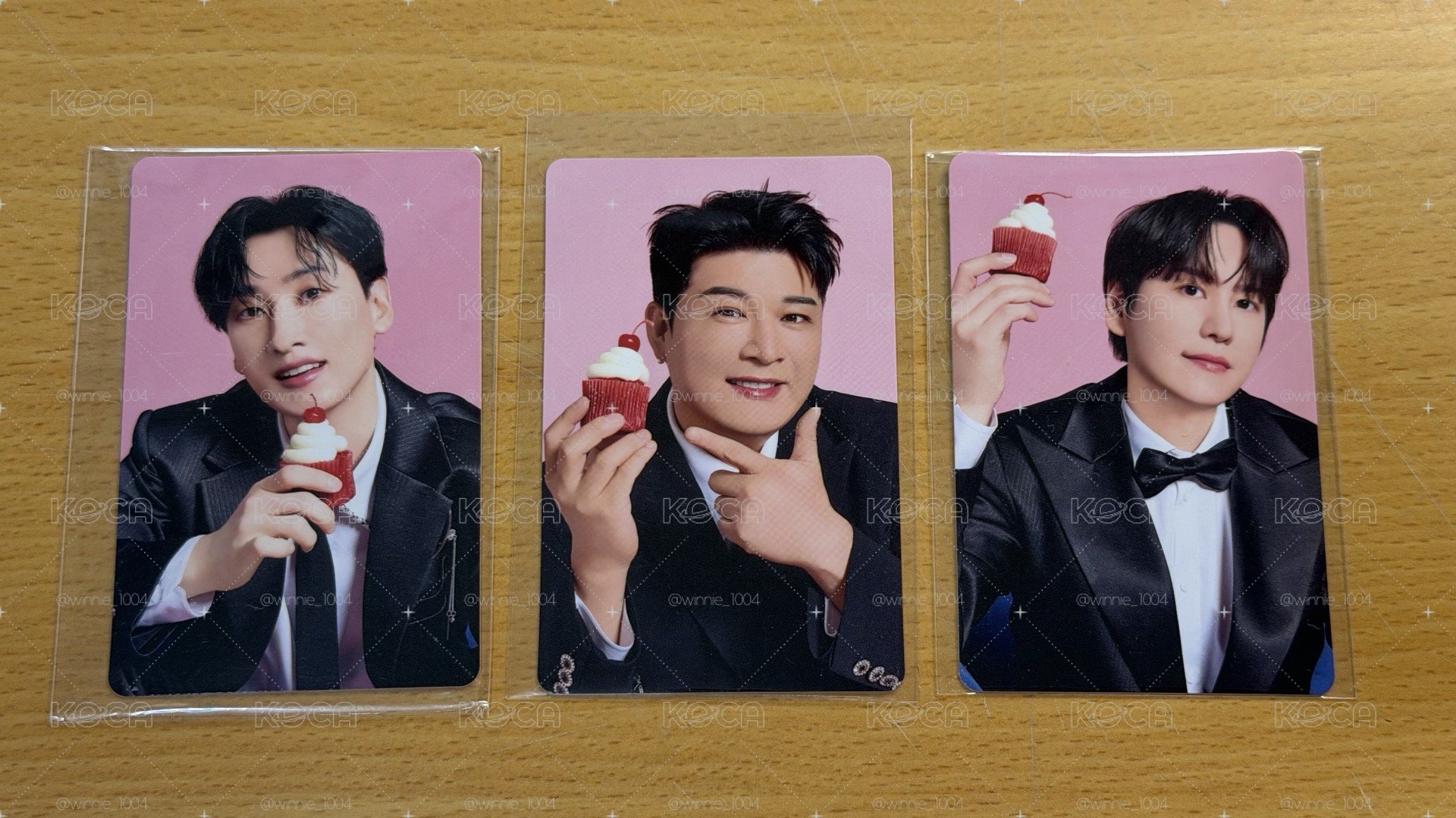 SUPER JUNIOR SS10 日周 甜點盤小卡 童赫圭三張