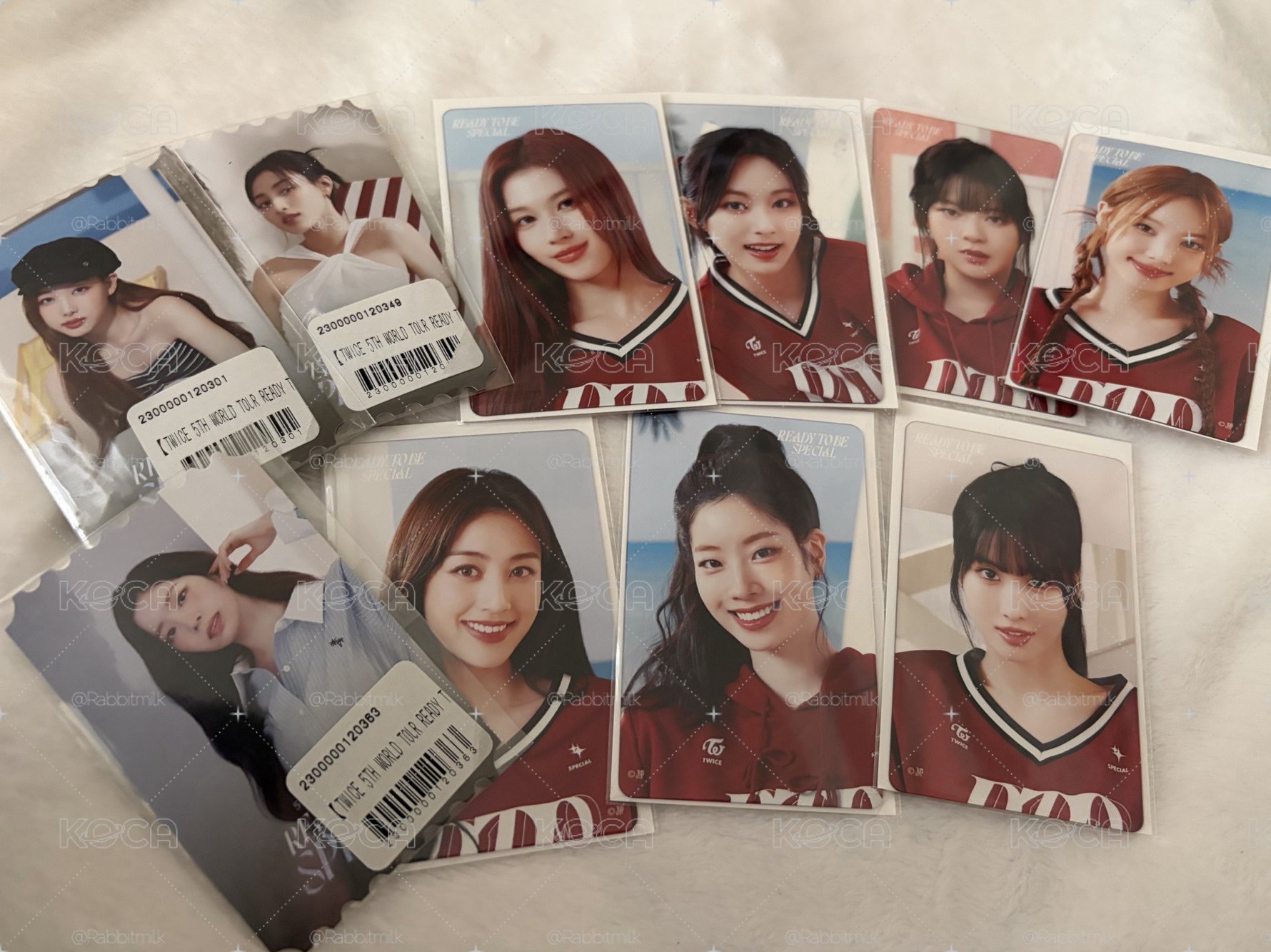 TWICE 五巡 周邊卡 日本特別場 參與賞 透卡