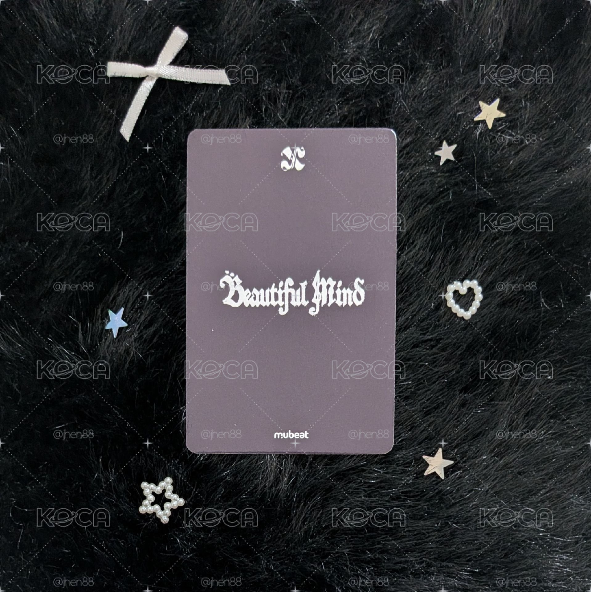 🖤 Beautiful Mind mb 線上簽售卡 唇環頌