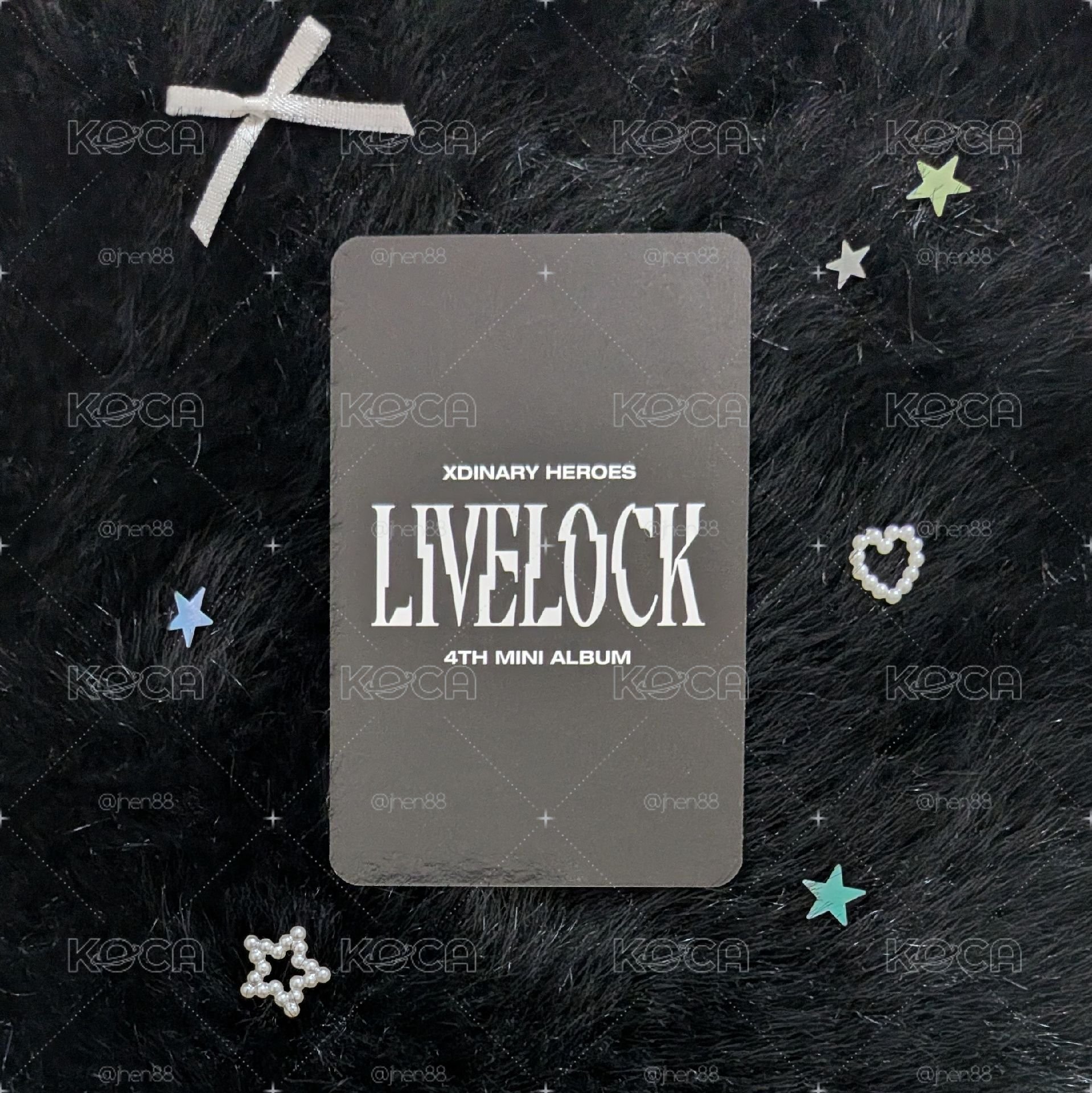 🖤 Livelock yes24 特典卡 鴨