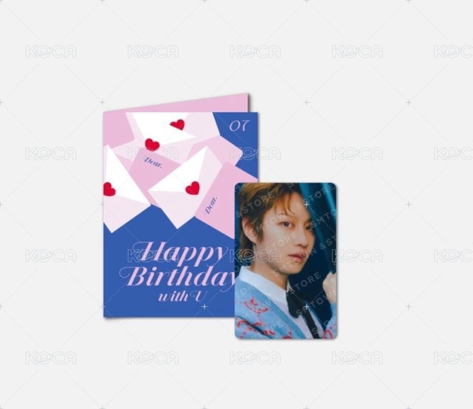 2023 SM Artist birthday MD sm 周邊卡  背面