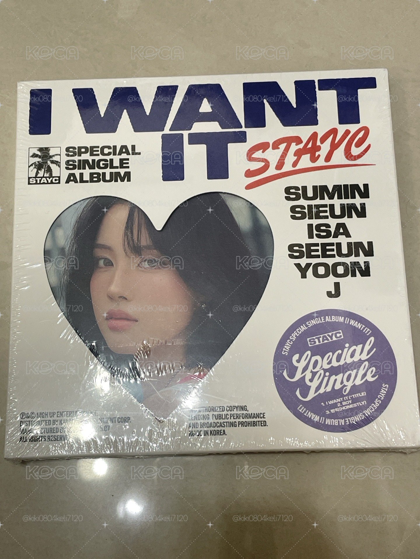 未拆I WANT IT BURN ver.