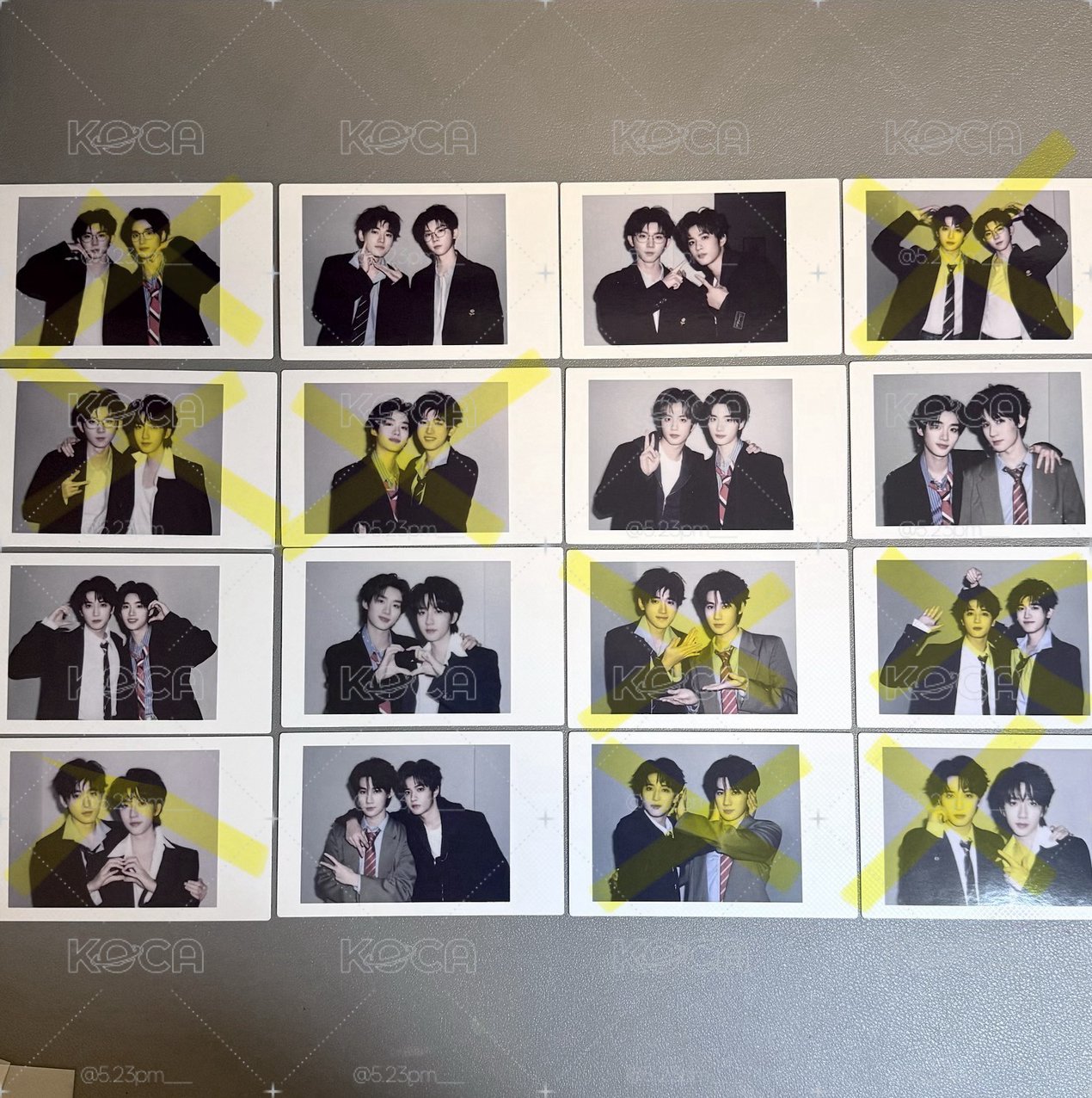 時代少年團 六週年雙人小卡