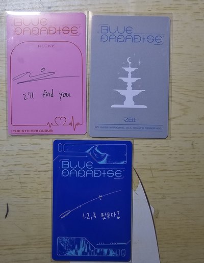 ZB1 Ricky 奎彬 迷五 專輯卡 快閃隨機卡