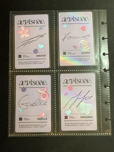 aespa DVD回憶錄 小卡