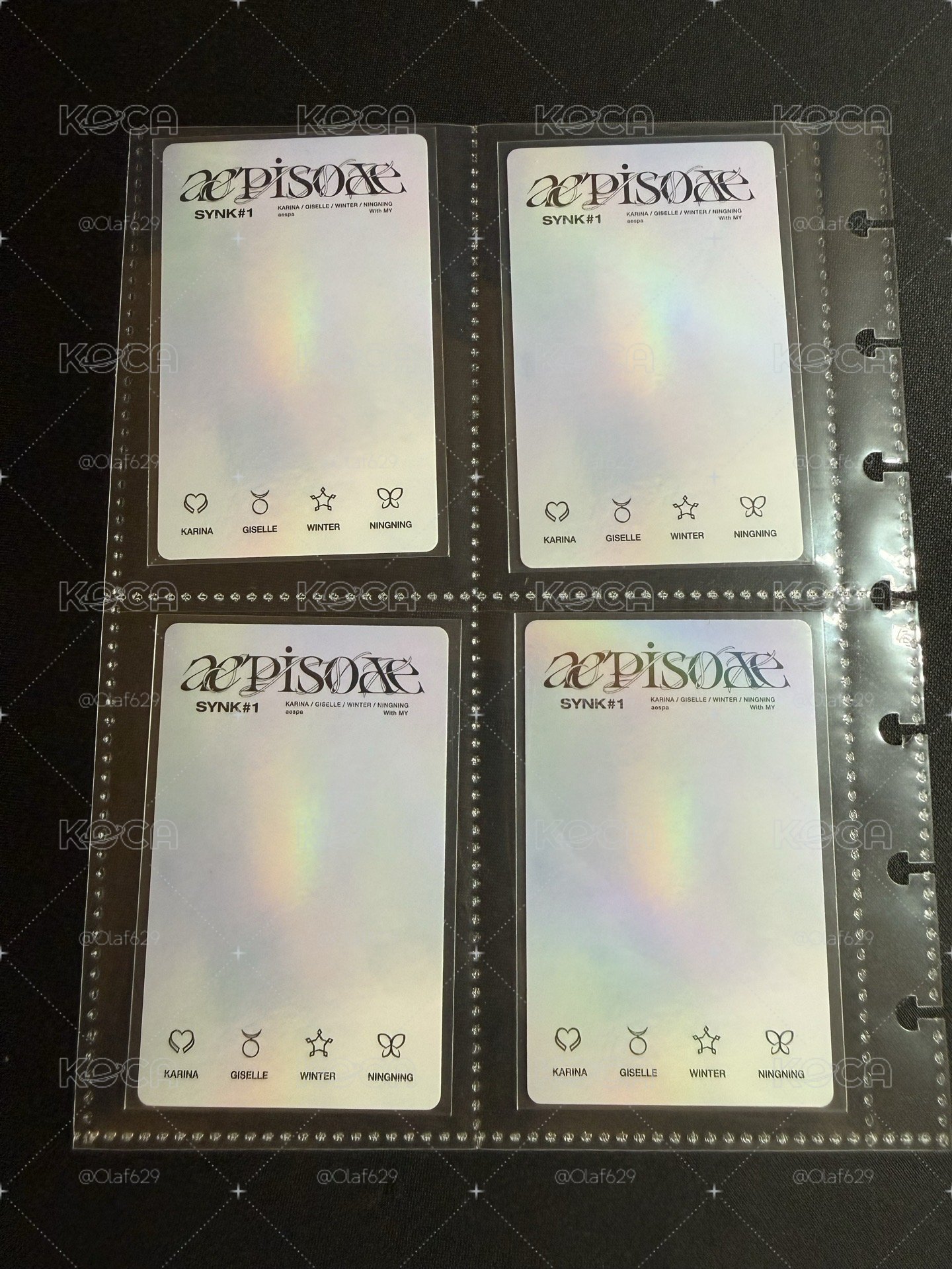 aespa DVD回憶錄 小卡