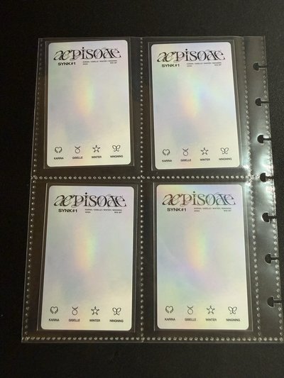 aespa DVD回憶錄 小卡