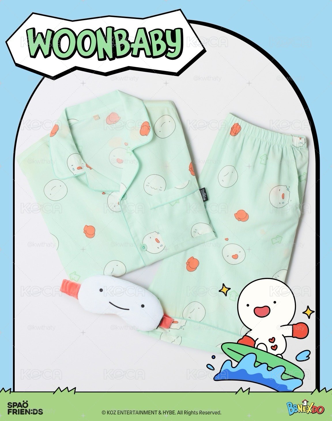 woonbaby 睡衣