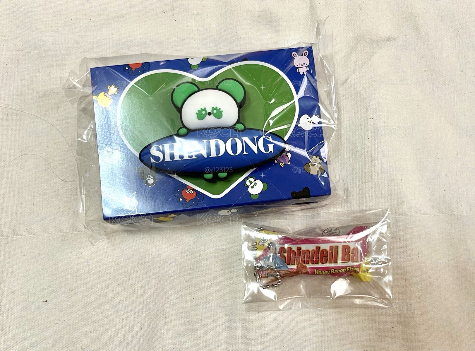 💙神童 手燈裝飾+超市鑰匙圈