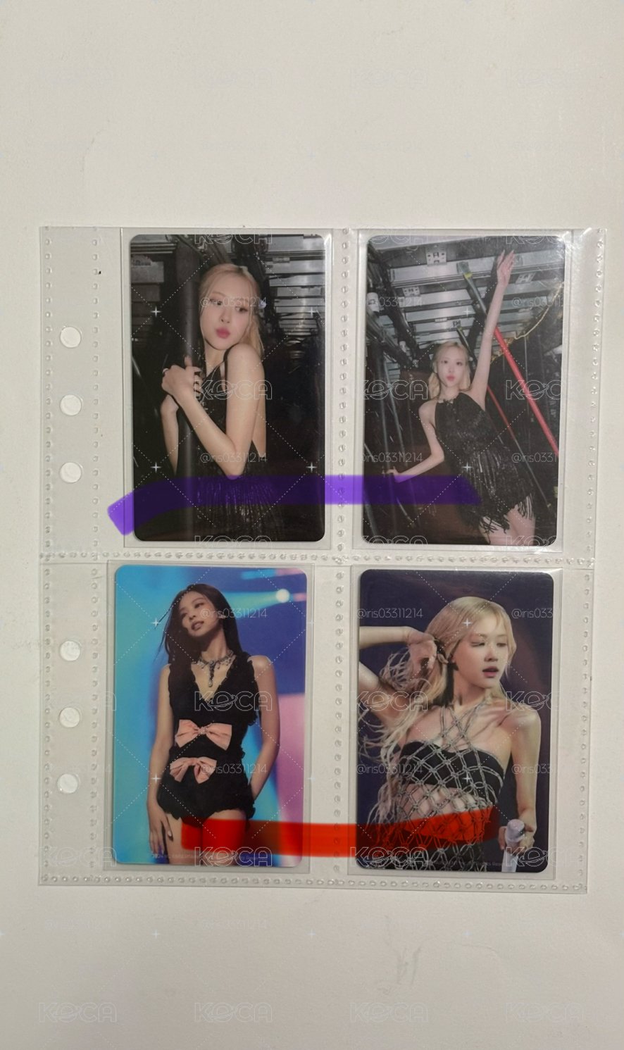 BLACKPINK 小卡