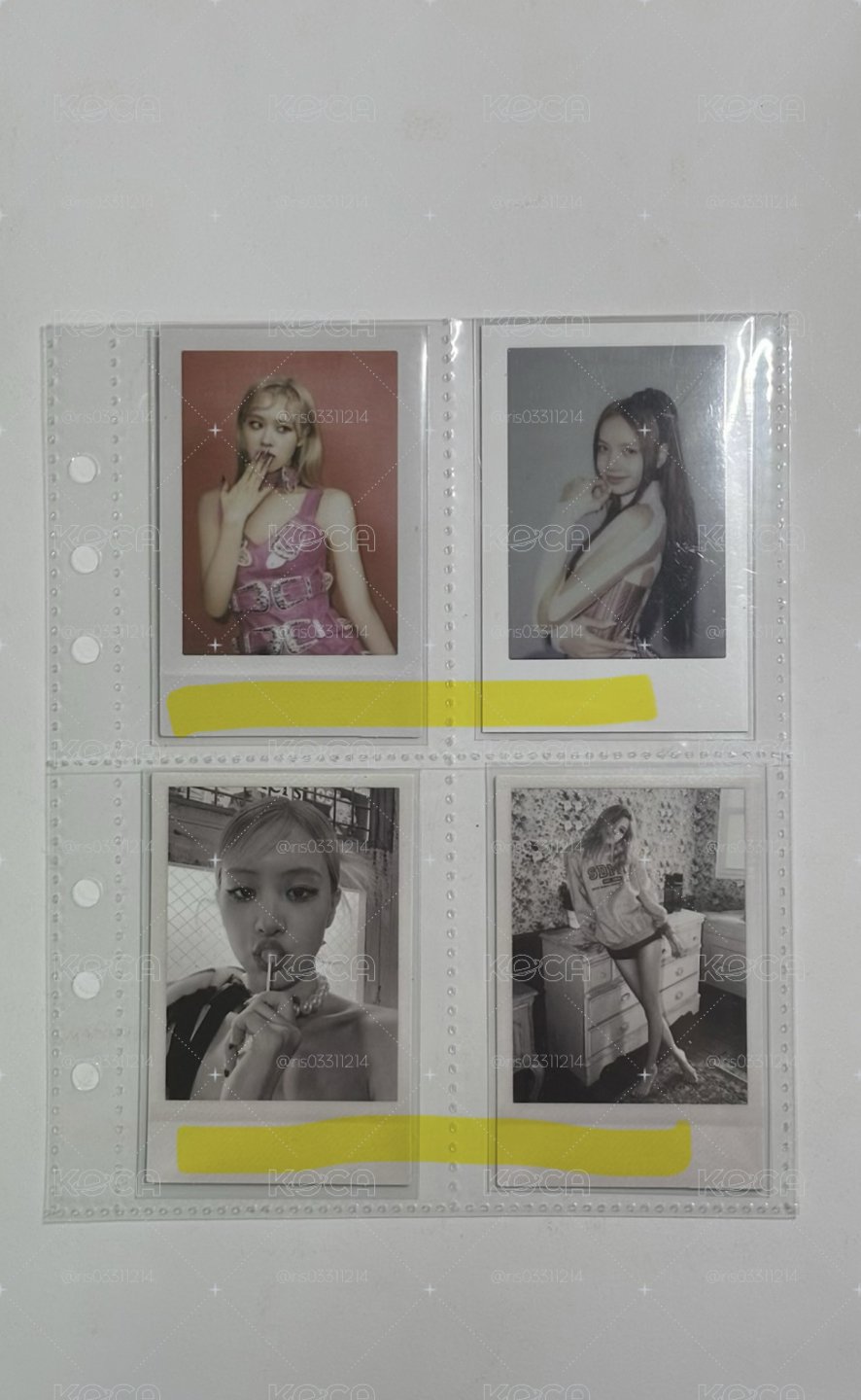 BLACKPINK 小卡